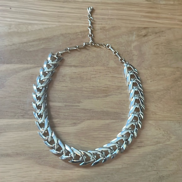 1960s Coro Silver tone Necklace - Picture 1 of 6